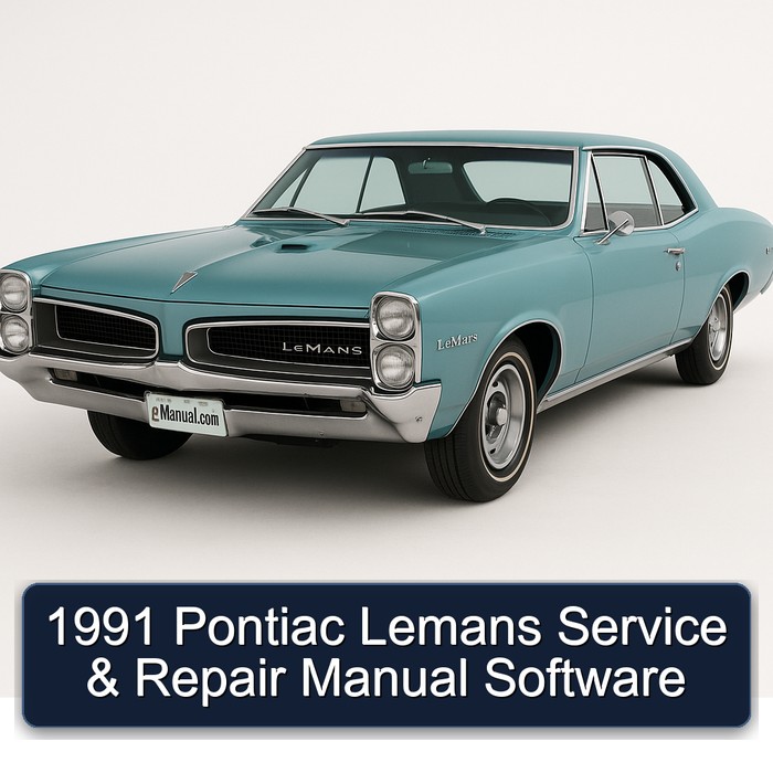 1991 Pontiac Lemans Software Service Repair Workshop Manual PDF