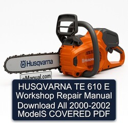 2000-2002 Husqvarna TR650 Models TE 610 E All - Covered Service Repair Workshop Manual PDF