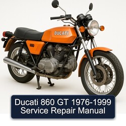 1976-1999 Ducati 860 Service Repair Workshop Manual PDF