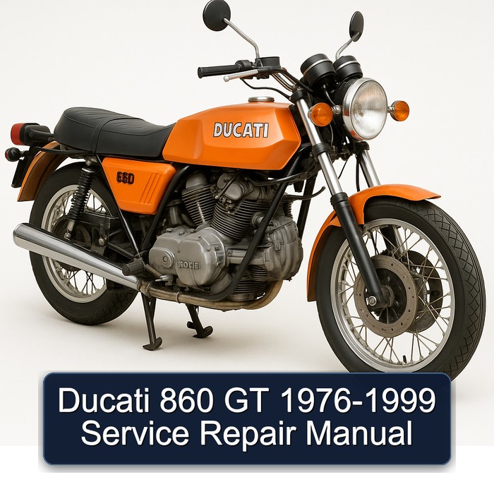1976-1999 Ducati 860 Service Repair Workshop Manual PDF