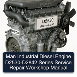MAN D2530 Industrial Diesel Engine -d2842 Series Service Repair Workshop Manual PDF