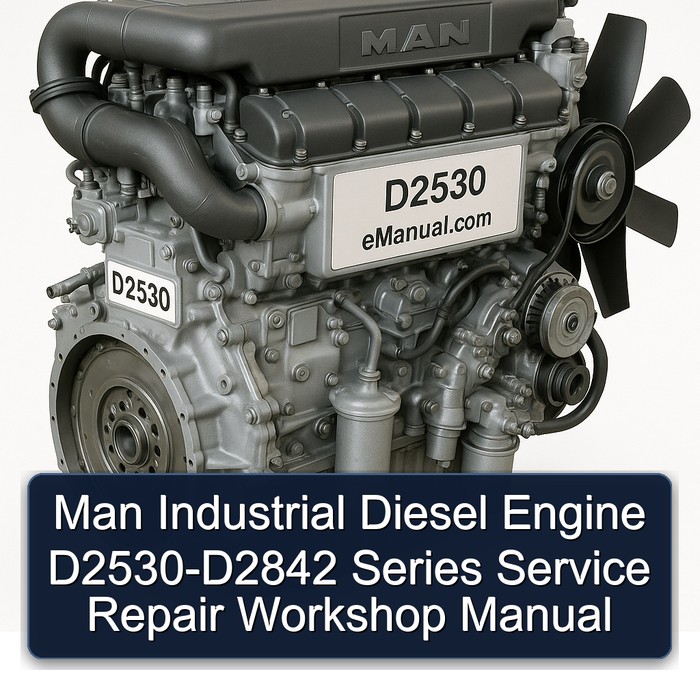 MAN D2530 Industrial Diesel Engine -d2842 Series Service Repair Workshop Manual PDF