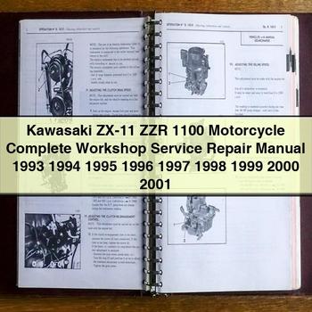 1993-2001 Kawasaki ZX Models ZX-11 ZZR 1100 Motorcycle Service Repair Workshop Manual PDF