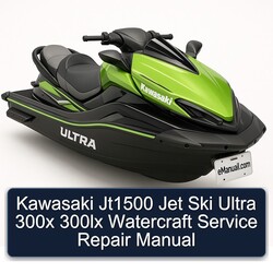 Kawasaki JT1500 Jet Ski Ultra 300X 300LX Watercraft Service Repair Workshop Manual PDF