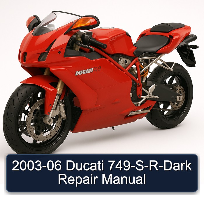 2003-2006 Ducati 749 S-r-dark Service Repair Workshop Manual PDF