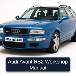 Audi RS2 Avant Service Repair Workshop Manual PDF