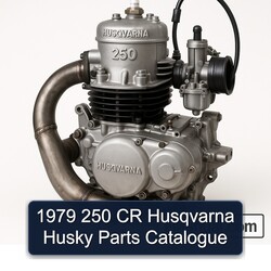 Husqvarna 250 CR Husky Parts Catalog PDF