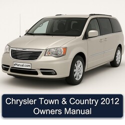 2012 Chrysler Town And Country Owners Owner's Manual PDF