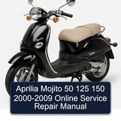 2000-2009 Aprilia Mojito 50 125 150 - Online Service Repair Workshop Manual PDF