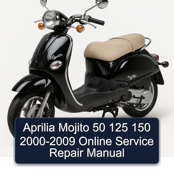 2000-2009 Aprilia Mojito 50 125 150 - Online Service Repair Workshop Manual PDF