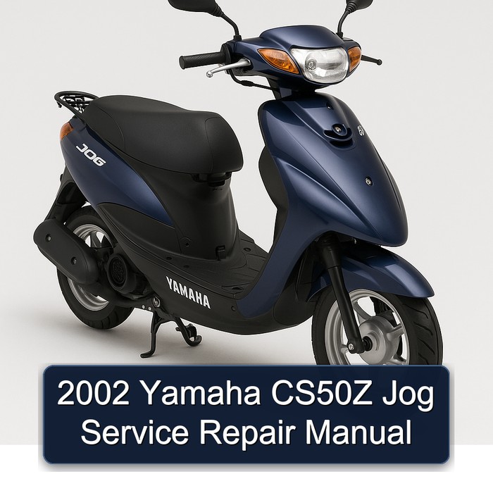 2002 Yamaha Jog CS50Z Service Repair Workshop Manual PDF