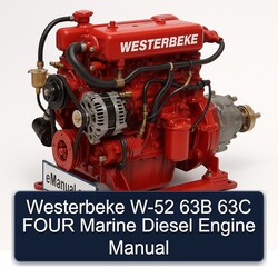Westerbeke W-52 63B 63C Four Marine Diesel Engine Service Repair Workshop Manual PDF