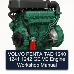 Volvo Penta TAD 1240 1241 1242 GE VE Engine Service Repair Workshop Manual PDF