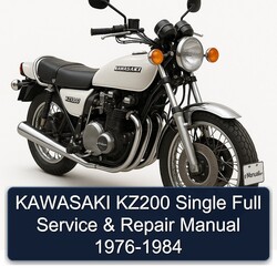 1976-1984 Kawasaki KZ Series KZ200 Single Service Repair Workshop Manual PDF