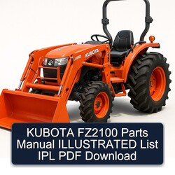 Kubota FZ2100 Parts Illustrated List IPL Catalog PDF