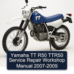 2007-2009 Yamaha TTR Models TT R50 TTR50 Service Repair Workshop Manual PDF