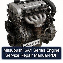 Mitsubishi 6 A Series Mitsubushi 6a1 Engine Service Repair Workshop Manual PDF