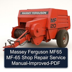 Massey Ferguson MF65 MF-65 Shop -improved Service Repair Workshop Manual PDF