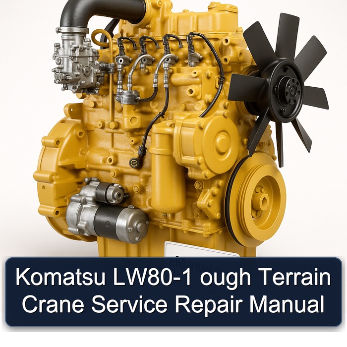 Komatsu Series Manuals LW80-1 Ough Terrain Crane Service Repair Workshop Manual PDF