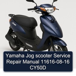 2008-2016 Yamaha Jog Scooter 11616- CY50D Service Repair Workshop Manual PDF