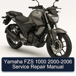 2000-2006 Yamaha FZS Models 1000 Service Repair Workshop Manual PDF
