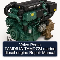 Volvo Penta Tamd61a-tamd72j Marine Diesel Engine Service Repair Workshop Manual PDF