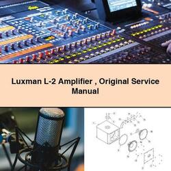 Luxman L-2 Amplifier Original Service Repair Workshop Manual PDF