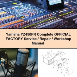 Sterndrive Yamaha YZ450FR Official / Service Repair Workshop Manual PDF