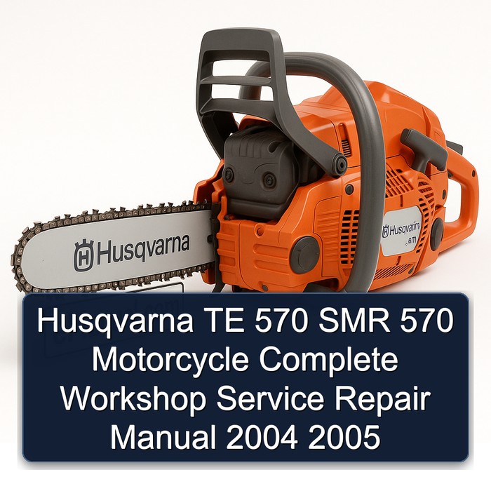2004-2005 Husqvarna SMR Models TE 570 Motorcycle Service Repair Workshop Manual PDF