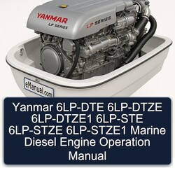 Yanmar 6LP-DTE 6LP-DTZE 6LP-DTZE1 6LP-STE 6LP-STZE 6LP-STZE1 Marine Diesel Engine Operation Service Repair Workshop Manual PDF