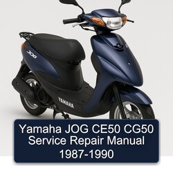 1987-1990 Yamaha Jog CE50 CG50 Service Repair Workshop Manual PDF