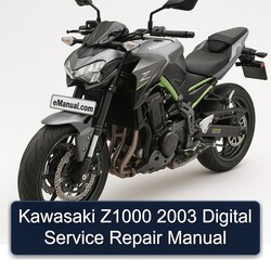 2003 Kawasaki Z Series Z1000 Digital Service Repair Workshop Manual PDF