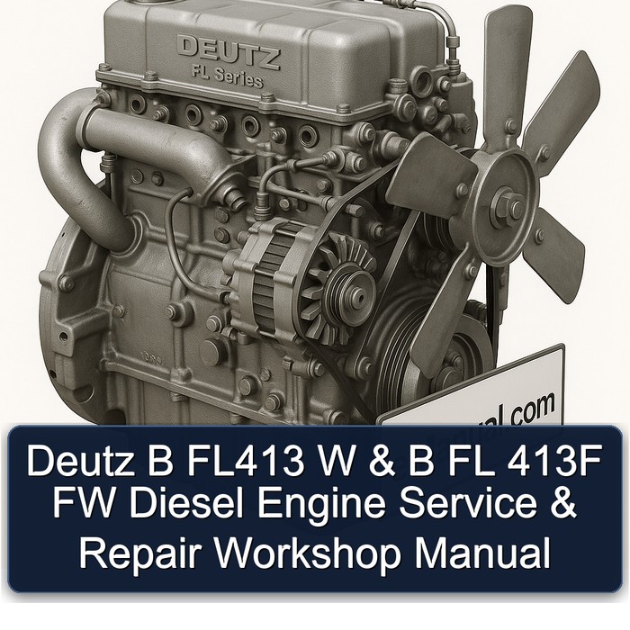 Deutz FL Series B FL413 W 413F FW Diesel Engine Service Repair Workshop Manual PDF