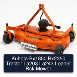 Kubota Bx1850 Bx2350 Tractor La203 La243 Loader Rck Mower