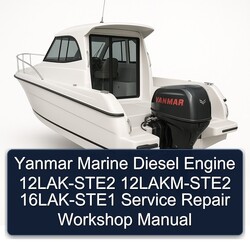 Yanmar Marine Diesel Engine 12LAK-STE2 12lakm-ste2 16LAK-STE1 Service Repair Workshop Manual PDF
