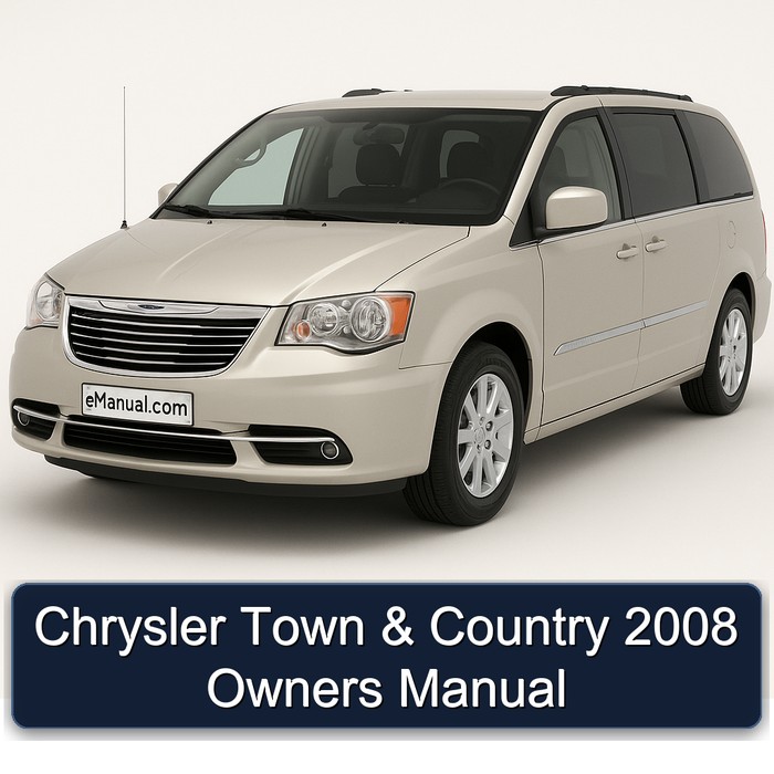 2008 Chrysler Town And Country Owners Owner's Manual PDF