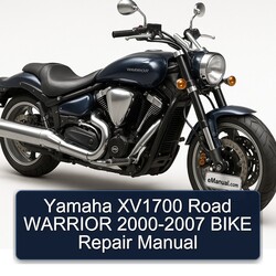 2000-2007 Yamaha Warrior XV1700 Road - Bike Service Repair Workshop Manual PDF