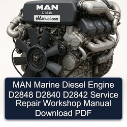 MAN Marine Diesel Engine D2848 D2840 D2842 Service Repair Workshop Manual PDF
