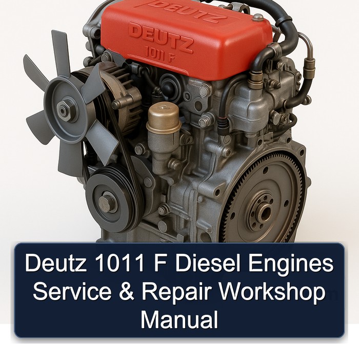 Deutz 1011 F Diesel Engines Service Repair Workshop Manual PDF