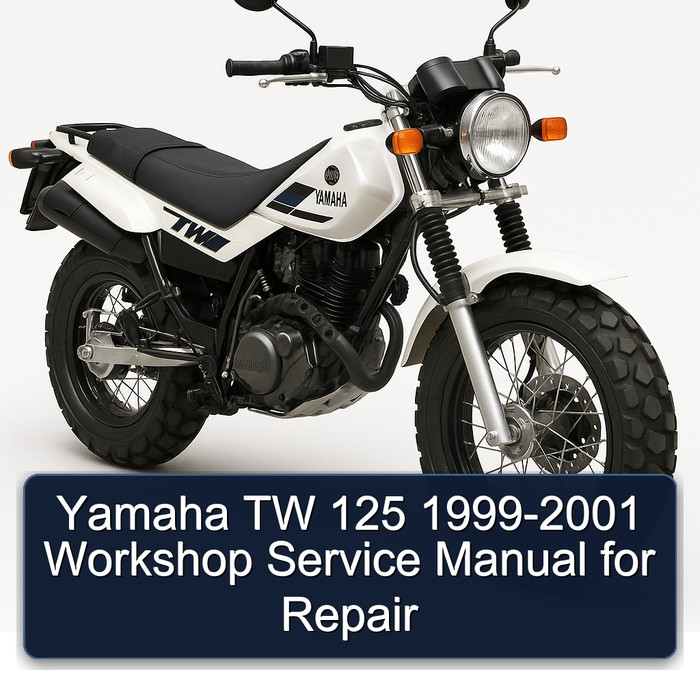 1999-2001 Yamaha TW Models 125 Service Repair Workshop Manual PDF