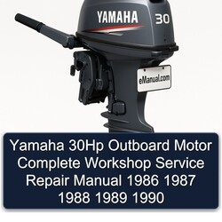 1986-1990 Yamaha 30HP Outboard Motor Service Repair Workshop Manual PDF