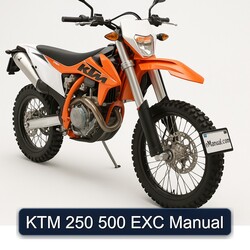 KTM 250 500 EXC Service Repair Workshop Manual PDF