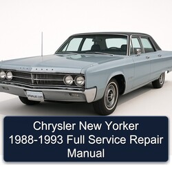 1988-1993 Chrysler New Yorker Service Repair Workshop Manual PDF