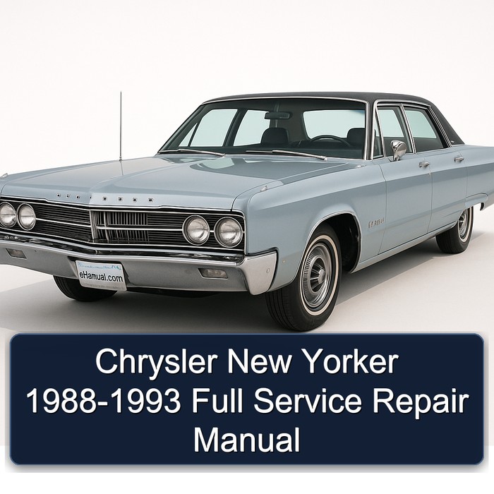 1988-1993 Chrysler New Yorker Service Repair Workshop Manual PDF