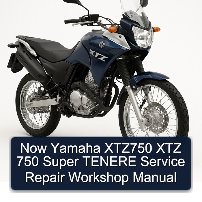 Bajaj Super Now Yamaha XTZ750 Xtz 750 Tenere Service Repair Workshop Manual PDF