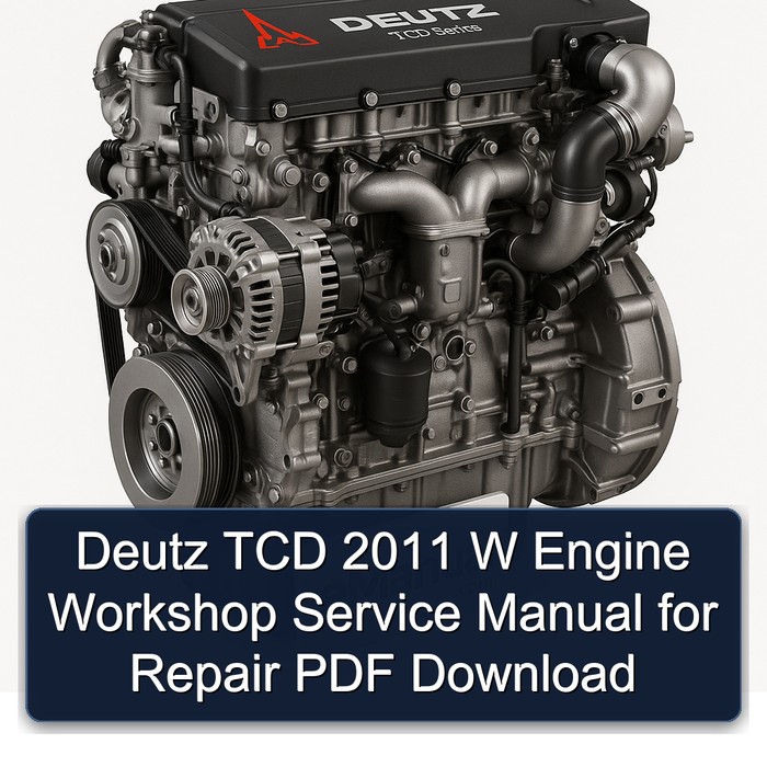 2011 Deutz TCD W Engine Service Repair Workshop Manual PDF