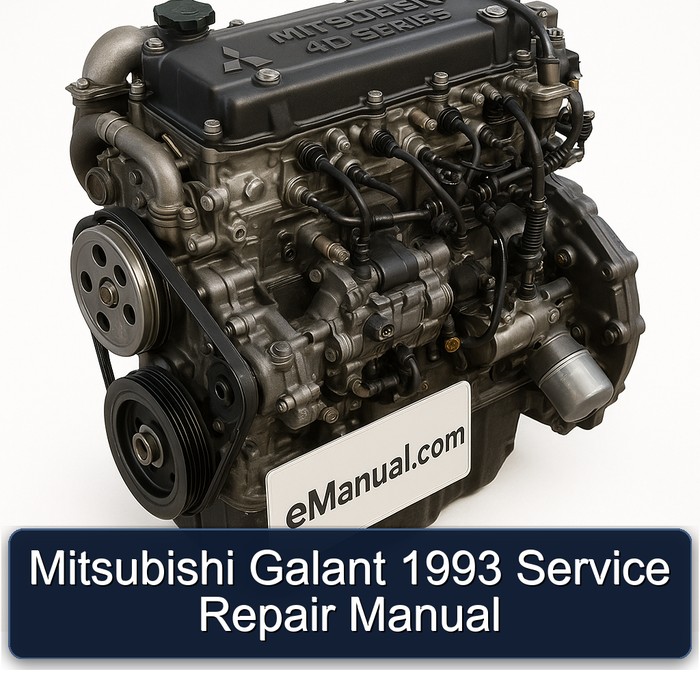 1993 Mitsubishi 4 D Series Galant Service Repair Workshop Manual PDF