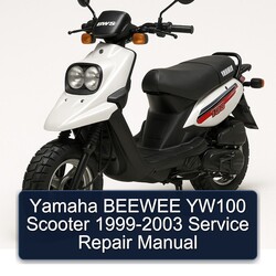 1999-2003 Yamaha Beewee YW100 Scooter Service Repair Workshop Manual PDF