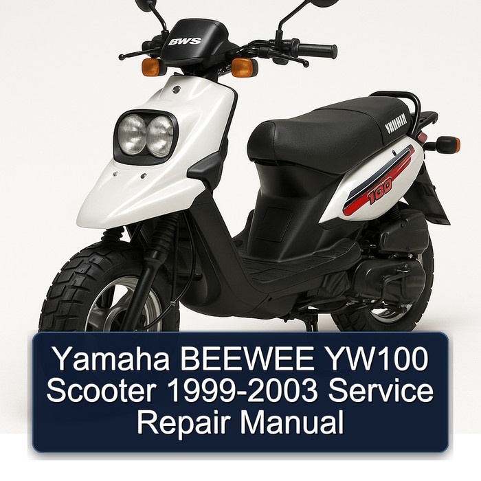 1999-2003 Yamaha Beewee YW100 Scooter Service Repair Workshop Manual PDF