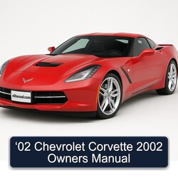 2002 Chevrolet Corvette ‘02 Owners Owner's Manual PDF